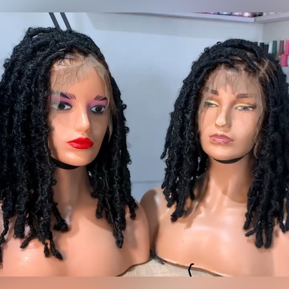 Butterfly locs Wig Black
